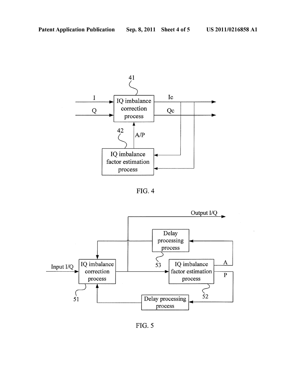 METHOD AND DEVICE FOR CORRECTING IQ IMBALANCE OF BASEBAND SIGNALS IN     WIRELESS COMMUNICATION RECEIVER - diagram, schematic, and image 05