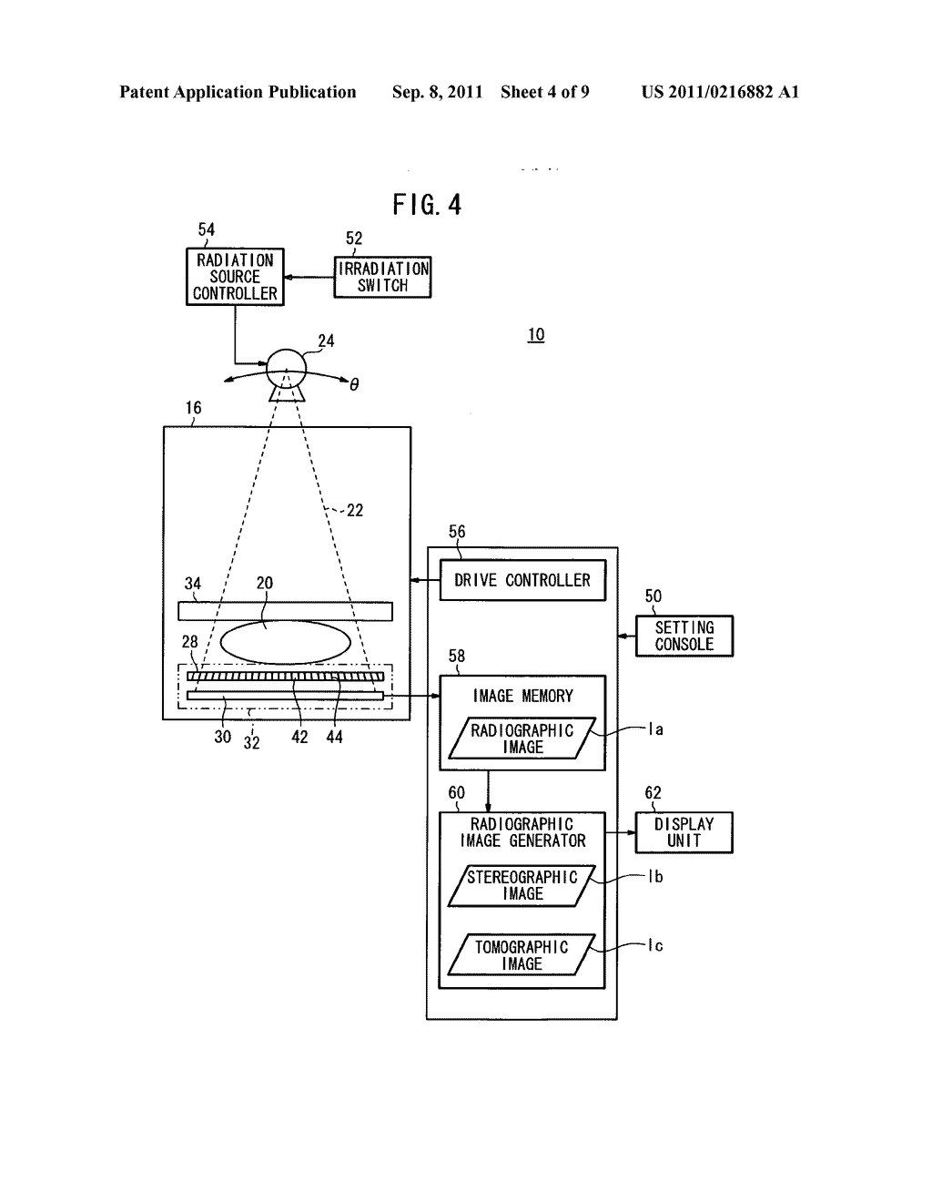 Radiographic image capturing method and apparatus, and radiographic image     generating method and apparatus - diagram, schematic, and image 05