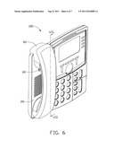 TELEPHONE HAVING ROTATABLE HOOK TO SUPPORT HANDSET diagram and image