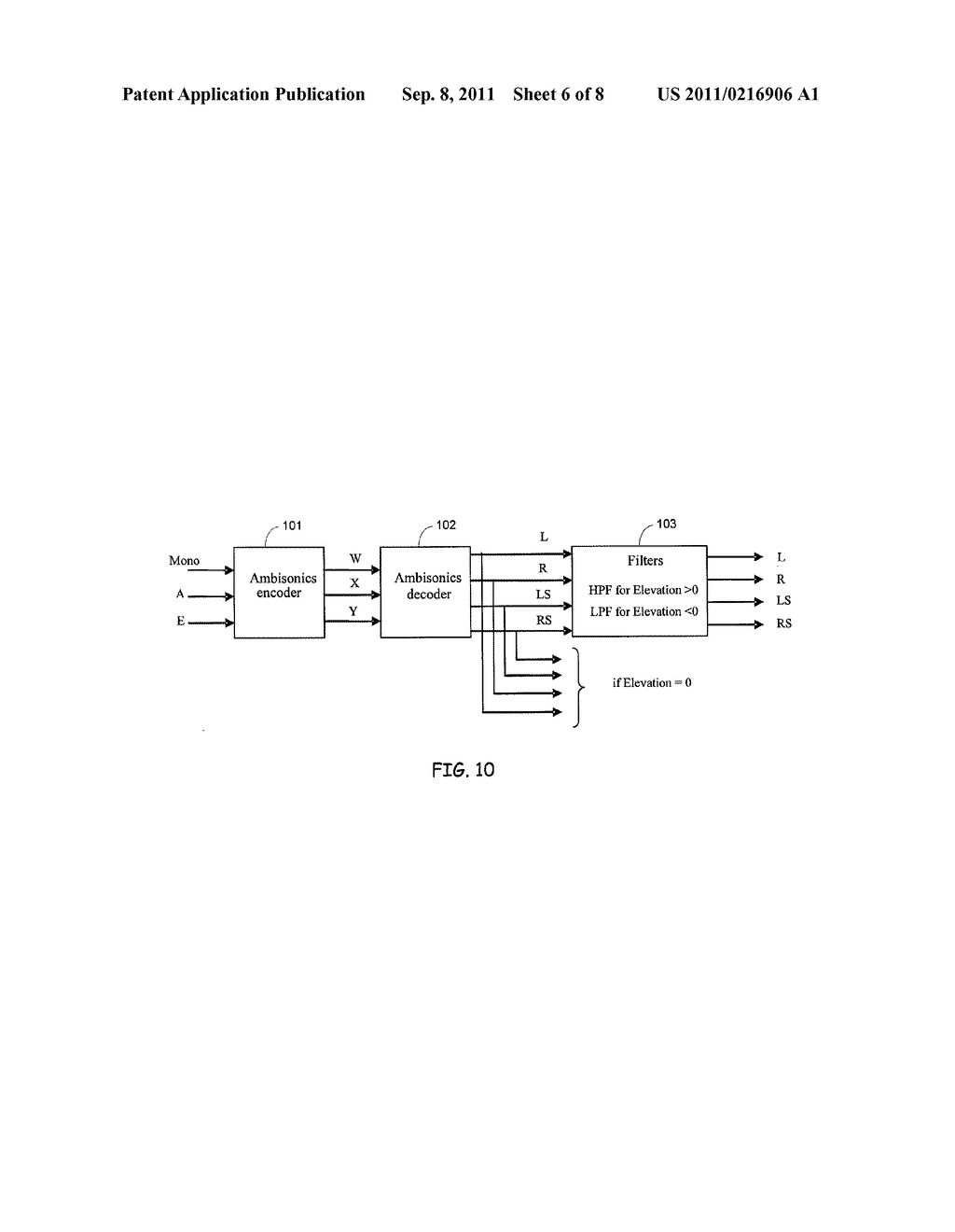 ENABLING 3D SOUND REPRODUCTION USING A 2D SPEAKER ARRANGEMENT - diagram, schematic, and image 07