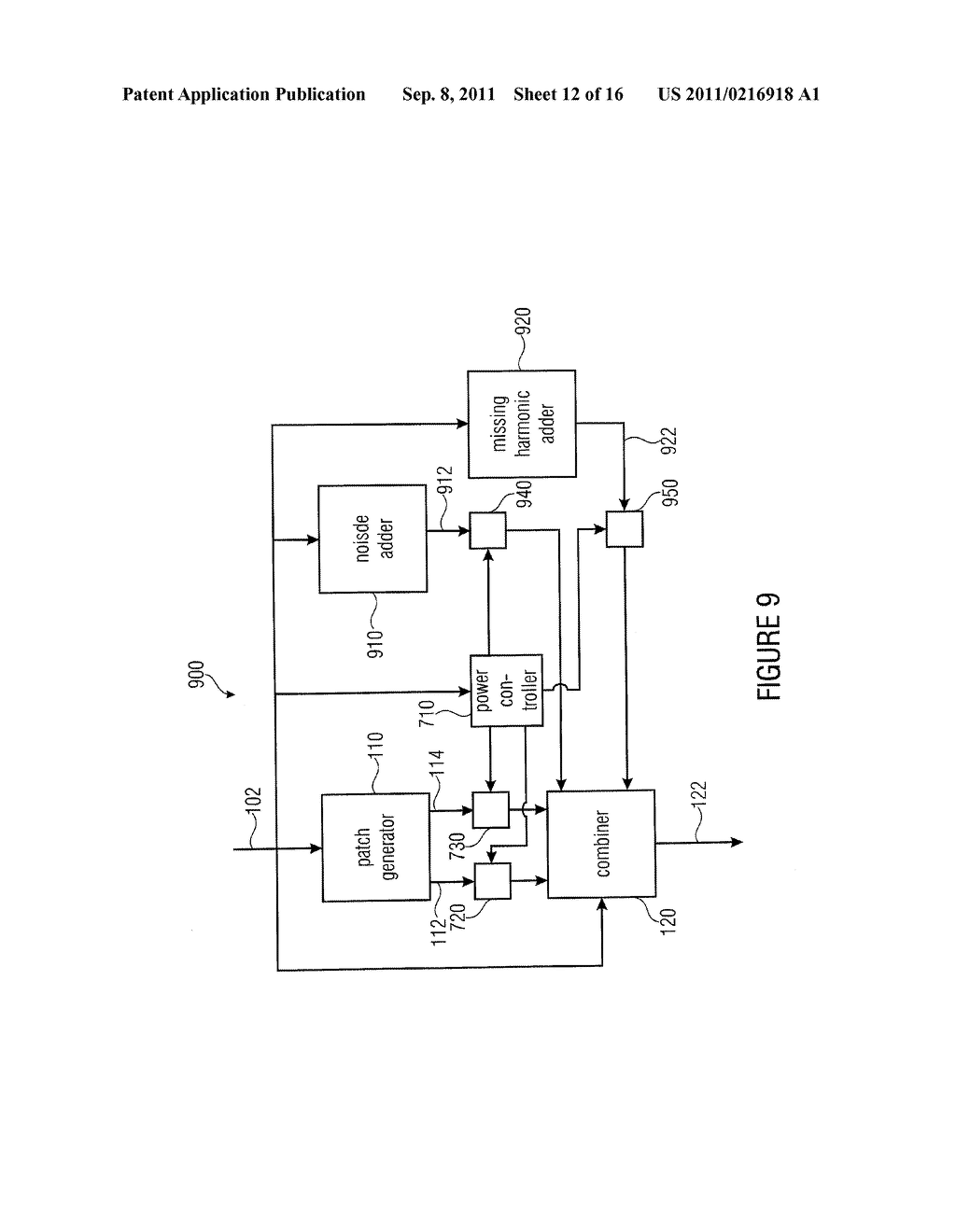 Apparatus and Method for Generating a Bandwidth Extended Signal - diagram, schematic, and image 13