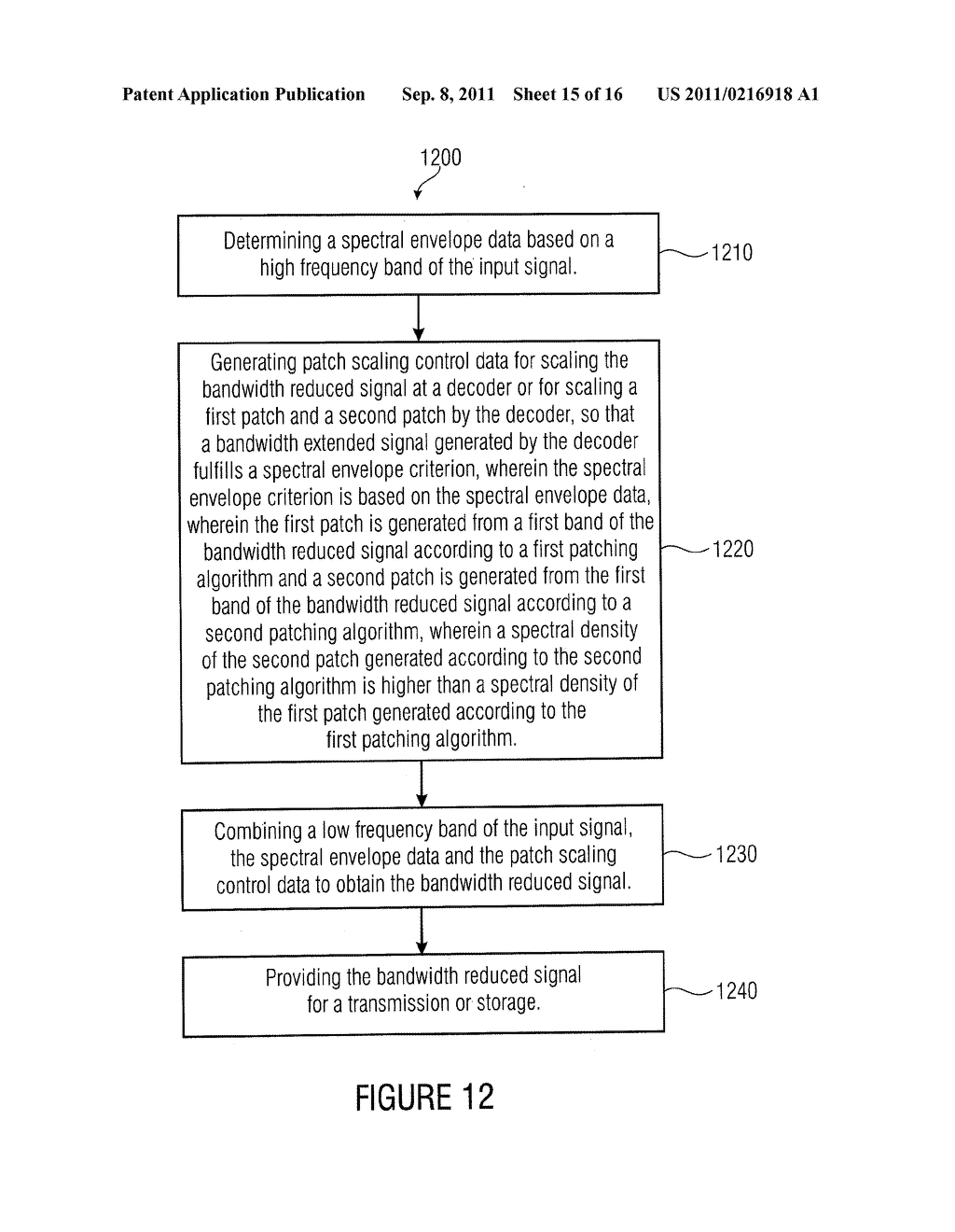 Apparatus and Method for Generating a Bandwidth Extended Signal - diagram, schematic, and image 16