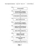 METHOD FOR COMBINING IMAGE AND IMAGING PRODUCT diagram and image