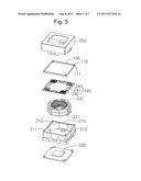 SPACER MEMBER FOR CAMERA MODULE AND CAMERA MODULE EQUIPPED WITH THE SAME diagram and image