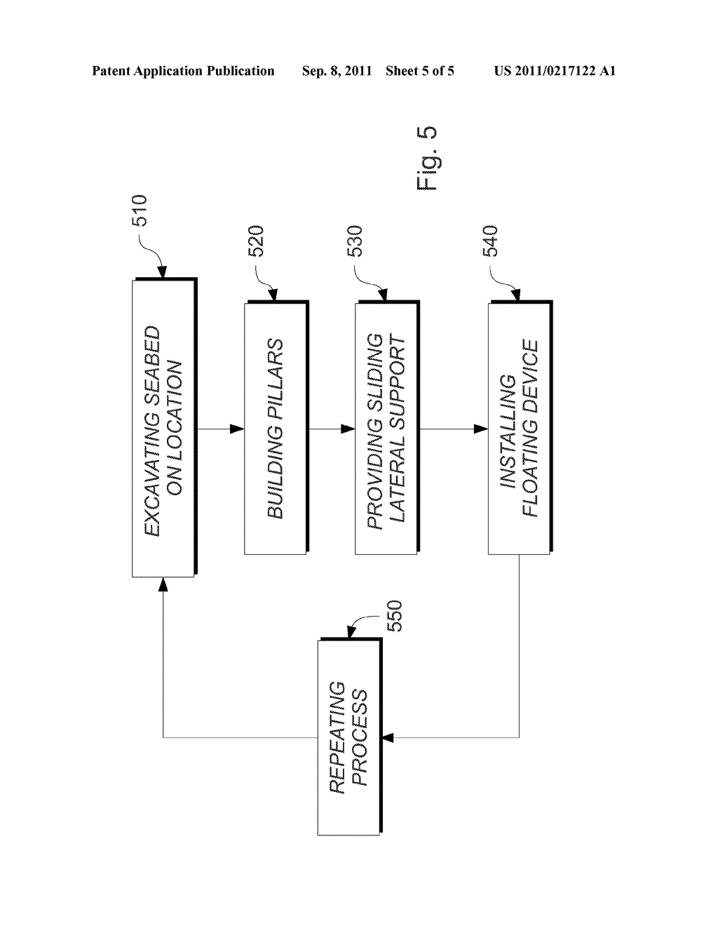 METHOD, SYSTEM AND DEVICE FOR HARNESSING HYDRAULIC HEAD IN LARGE BODIES OF     WATER - diagram, schematic, and image 06