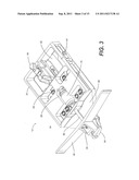 SELF-LOCKING, OVERRIDEABLE AND ATTENUATING CARGO GUIDE AND RESTRAINT diagram and image