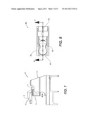 SELF-LOCKING, OVERRIDEABLE AND ATTENUATING CARGO GUIDE AND RESTRAINT diagram and image