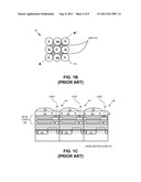 Image sensor array with conformal color filters diagram and image