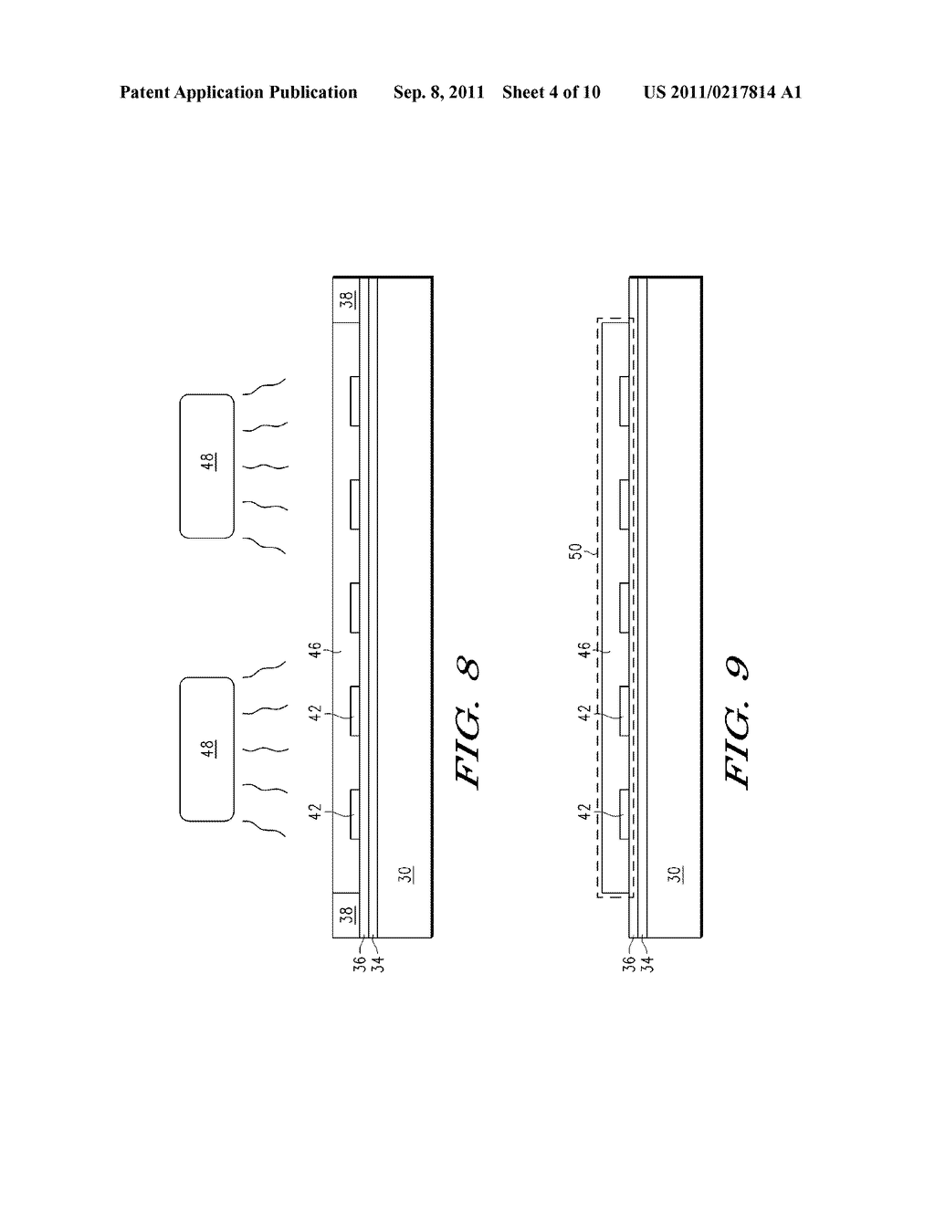 METHOD FOR SINGULATING ELECTRONIC COMPONENTS FROM A SUBSTRATE - diagram, schematic, and image 05