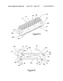 CRADLE FOR FASTENING A TERMINAL BLOCK TO A MOUNTING FRAME AND ARRANGEMENT     FOR EARTHING A TERMINAL BLOCK diagram and image