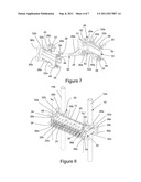 CRADLE FOR FASTENING A TERMINAL BLOCK TO A MOUNTING FRAME AND ARRANGEMENT     FOR EARTHING A TERMINAL BLOCK diagram and image