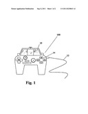 Sports video game controller diagram and image