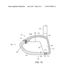 GOLF CLUB HEAD OR OTHER BALL STRIKING DEVICE HAVING ADJUSTABLE STIFFENED     FACE PORTION diagram and image