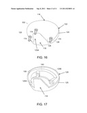 GOLF CLUB HEAD OR OTHER BALL STRIKING DEVICE HAVING ADJUSTABLE STIFFENED     FACE PORTION diagram and image