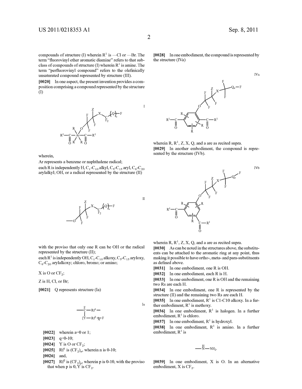 FLUOROVINYL ETHER FUNCTIONALIZED AROMATIC DIESTERS, DERIVATIVES THEREOF,     AND PROCESS FOR THE PREPARATION THEREOF - diagram, schematic, and image 03