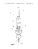 Automatic intravenous fluid flow control device diagram and image