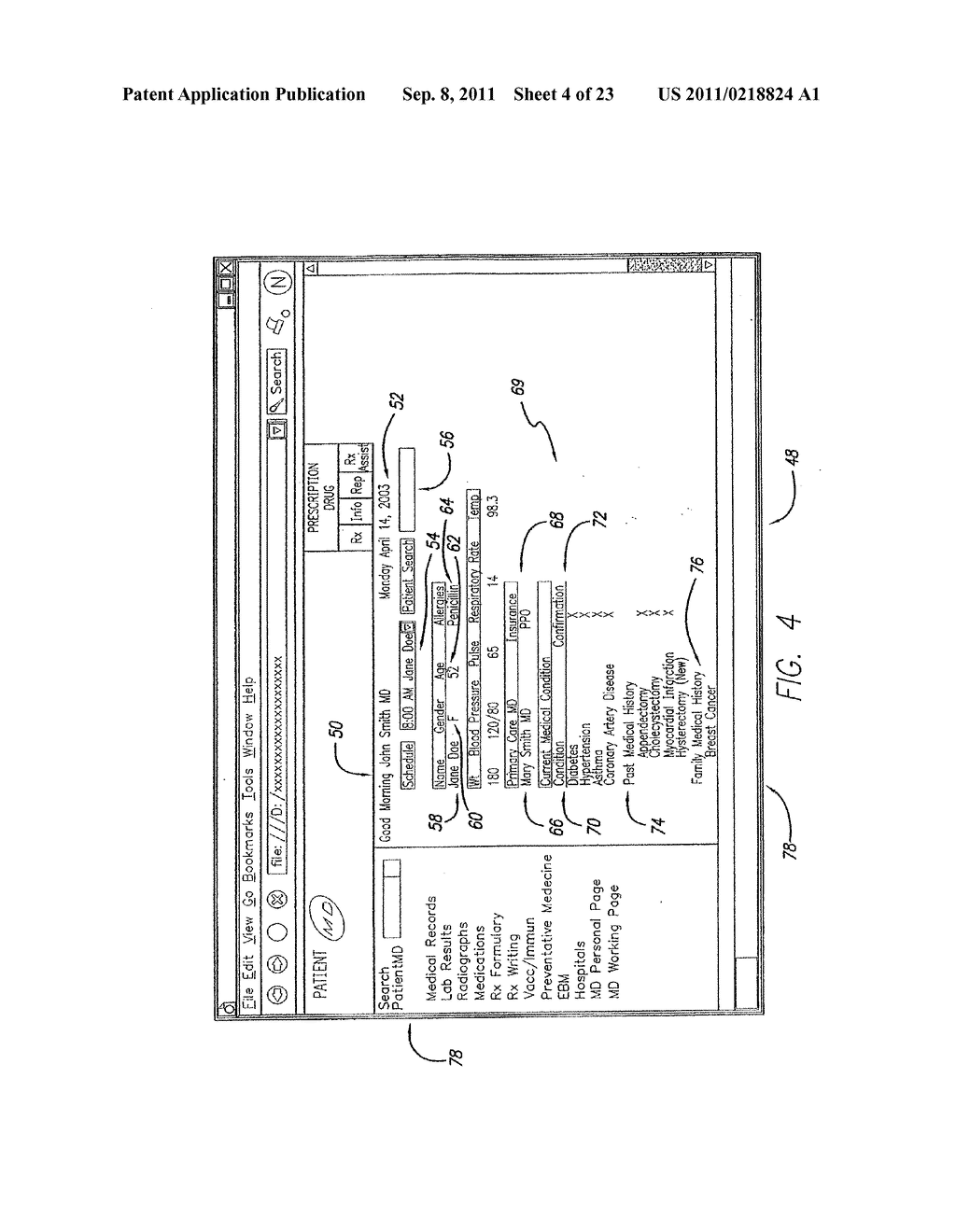 Patient-Physician Connectivity System and Method - diagram, schematic, and image 05