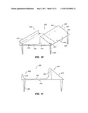 METHOD OF DISSEMINATING ADVERTISING INFORMATION VIA SHOPPING CART SECURING     STRUCTURES diagram and image