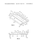 METHOD OF DISSEMINATING ADVERTISING INFORMATION VIA SHOPPING CART SECURING     STRUCTURES diagram and image