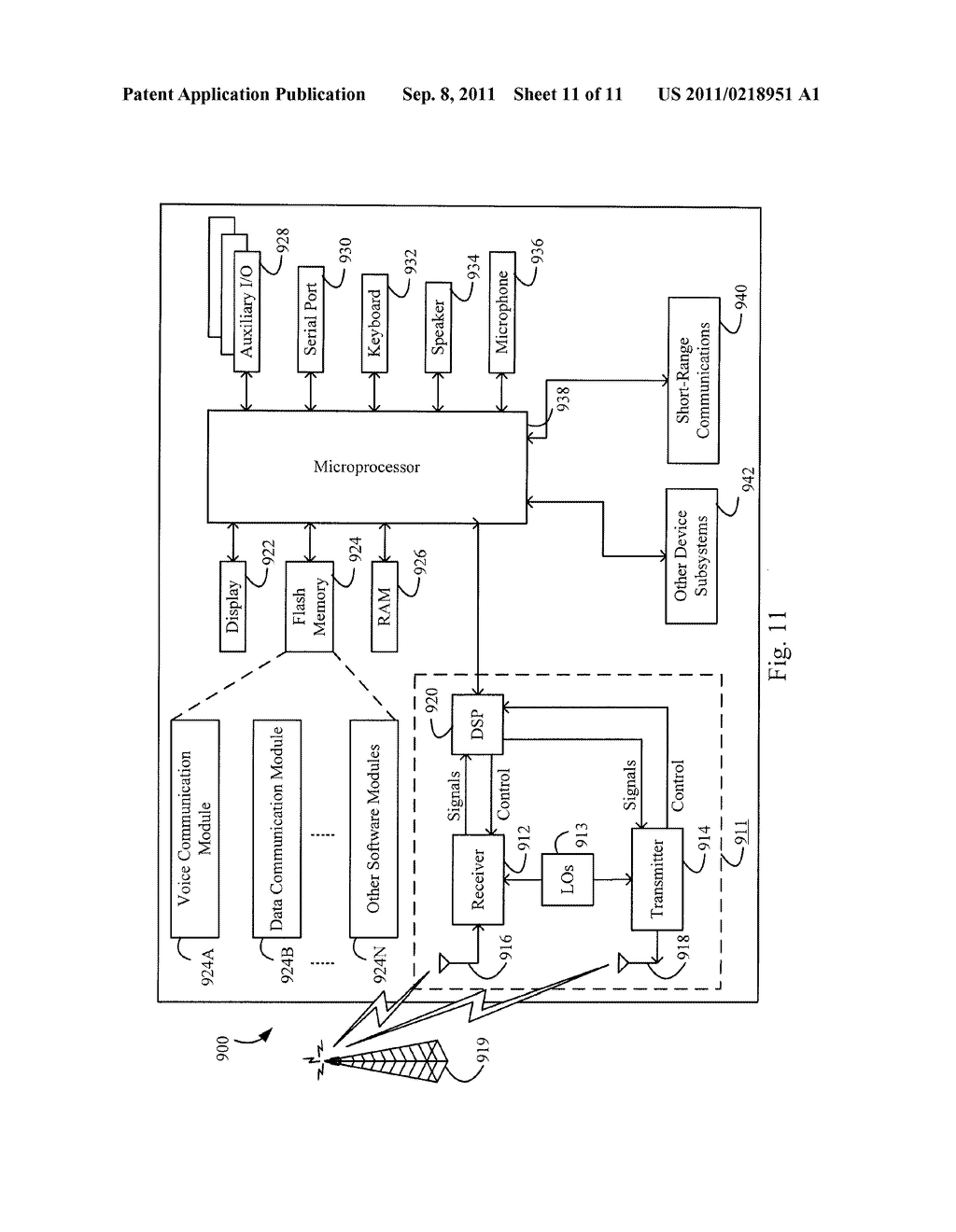 SYSTEM AND METHOD FOR PUSHING DATA TO A MOBILE DEVICE - diagram, schematic, and image 12