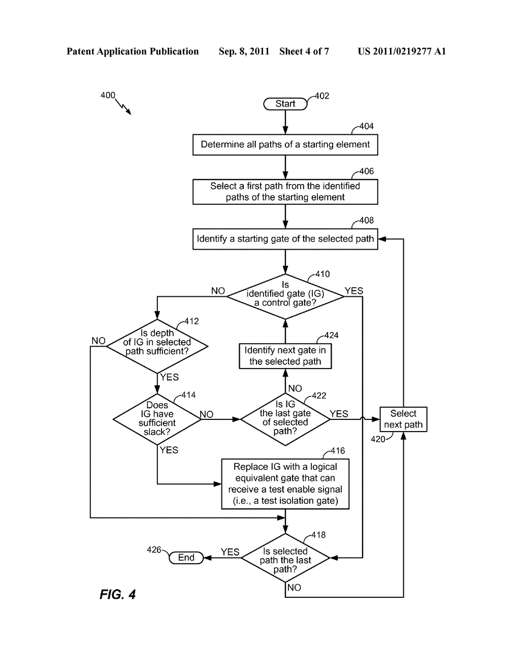 System and Method of Test Mode Gate Operation - diagram, schematic, and image 05