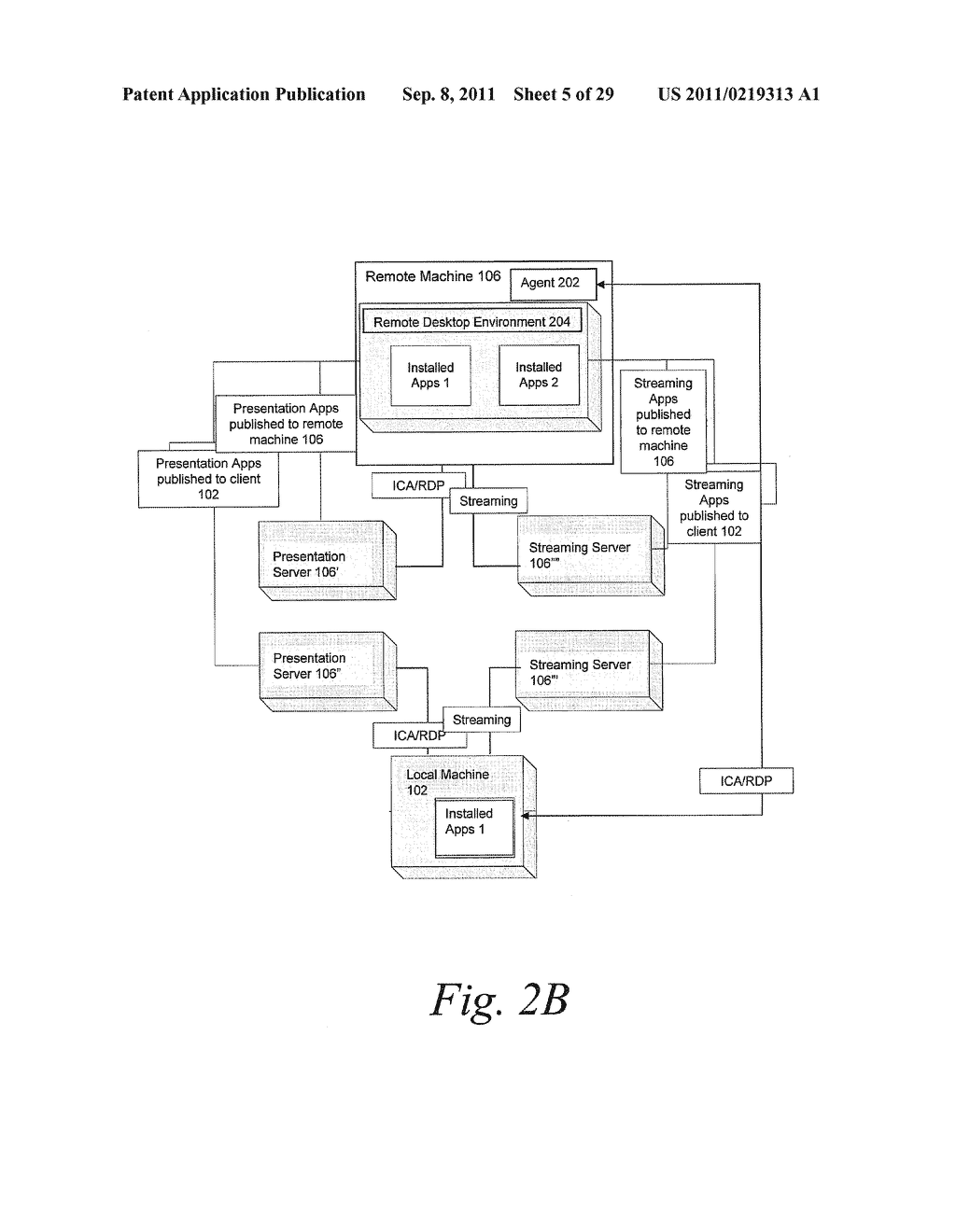 Methods and Systems for Providing, by a Remote Machine, Access to a Desk     Band Associated with a Resource Executing on a Local Machine - diagram, schematic, and image 06