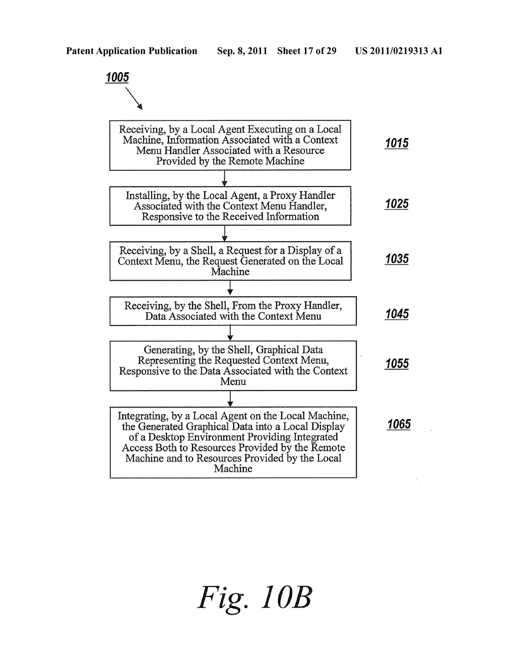 Methods and Systems for Providing, by a Remote Machine, Access to a Desk     Band Associated with a Resource Executing on a Local Machine - diagram, schematic, and image 18