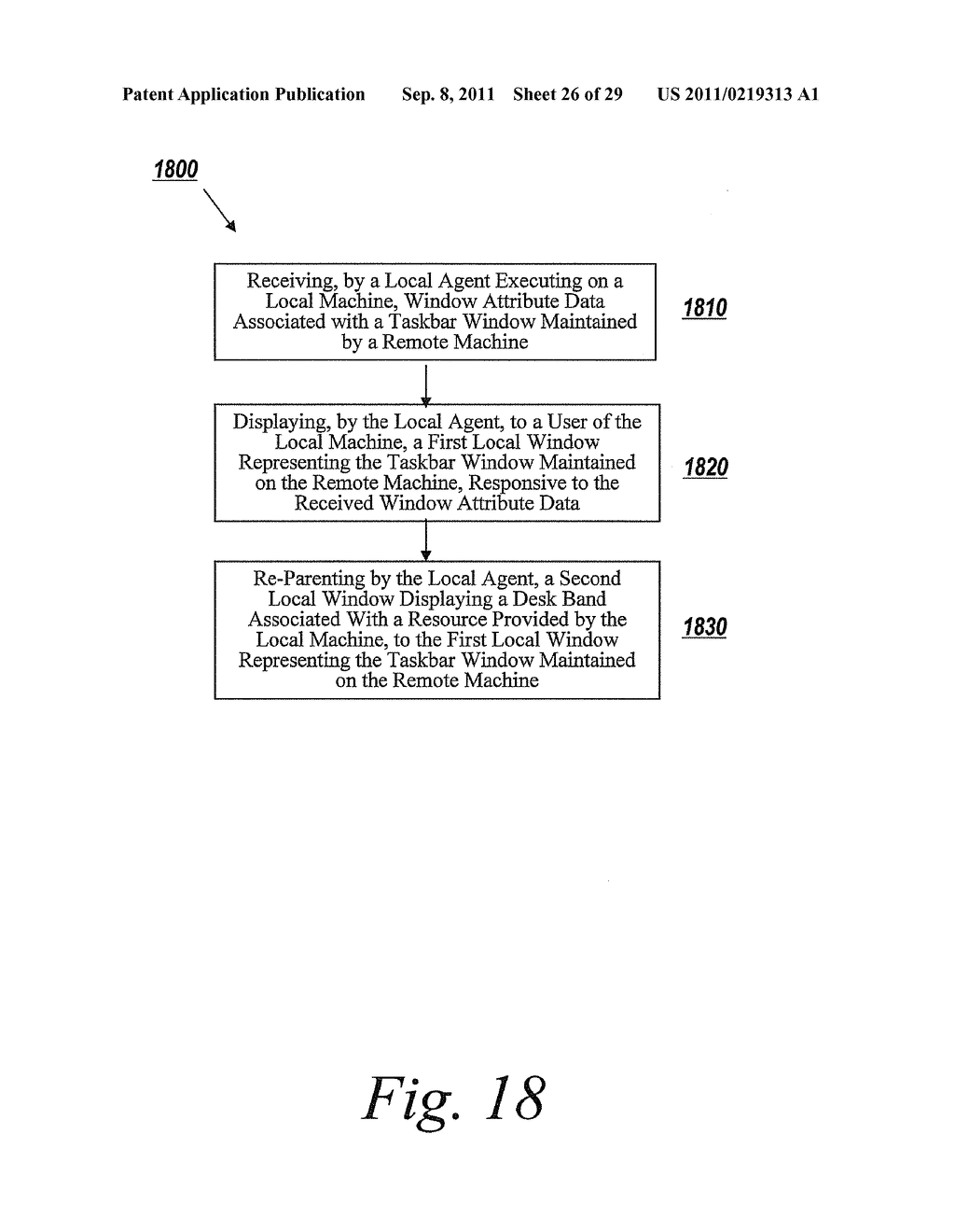 Methods and Systems for Providing, by a Remote Machine, Access to a Desk     Band Associated with a Resource Executing on a Local Machine - diagram, schematic, and image 27