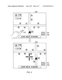 NAVIGATION DEVICE AND MAP SCROLL PROCESSING METHOD diagram and image