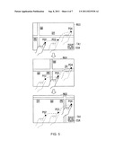 NAVIGATION DEVICE AND MAP SCROLL PROCESSING METHOD diagram and image