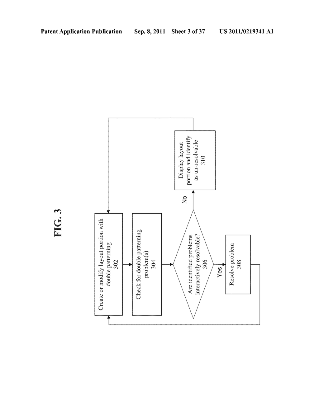 METHOD, SYSTEM, AND PROGRAM PRODUCT FOR INTERACTIVE CHECKING FOR DOUBLE     PATTERN LITHOGRAPHY VIOLATIONS - diagram, schematic, and image 04