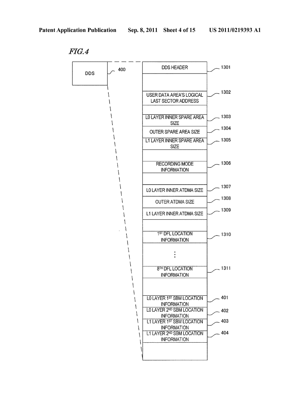 WRITE-ONCE INFORMATION RECORDING MEDIUM, INFORMATION RECORDING METHOD,     INFORMATION RECORDING APPARATUS, INFORMATION REPRODUCING METHOD,     INFORMATION REPRODUCING APPARATUS AND MANUFACTURING METHOD OF THE     INFORMATION RECORDING MEDIUM - diagram, schematic, and image 05