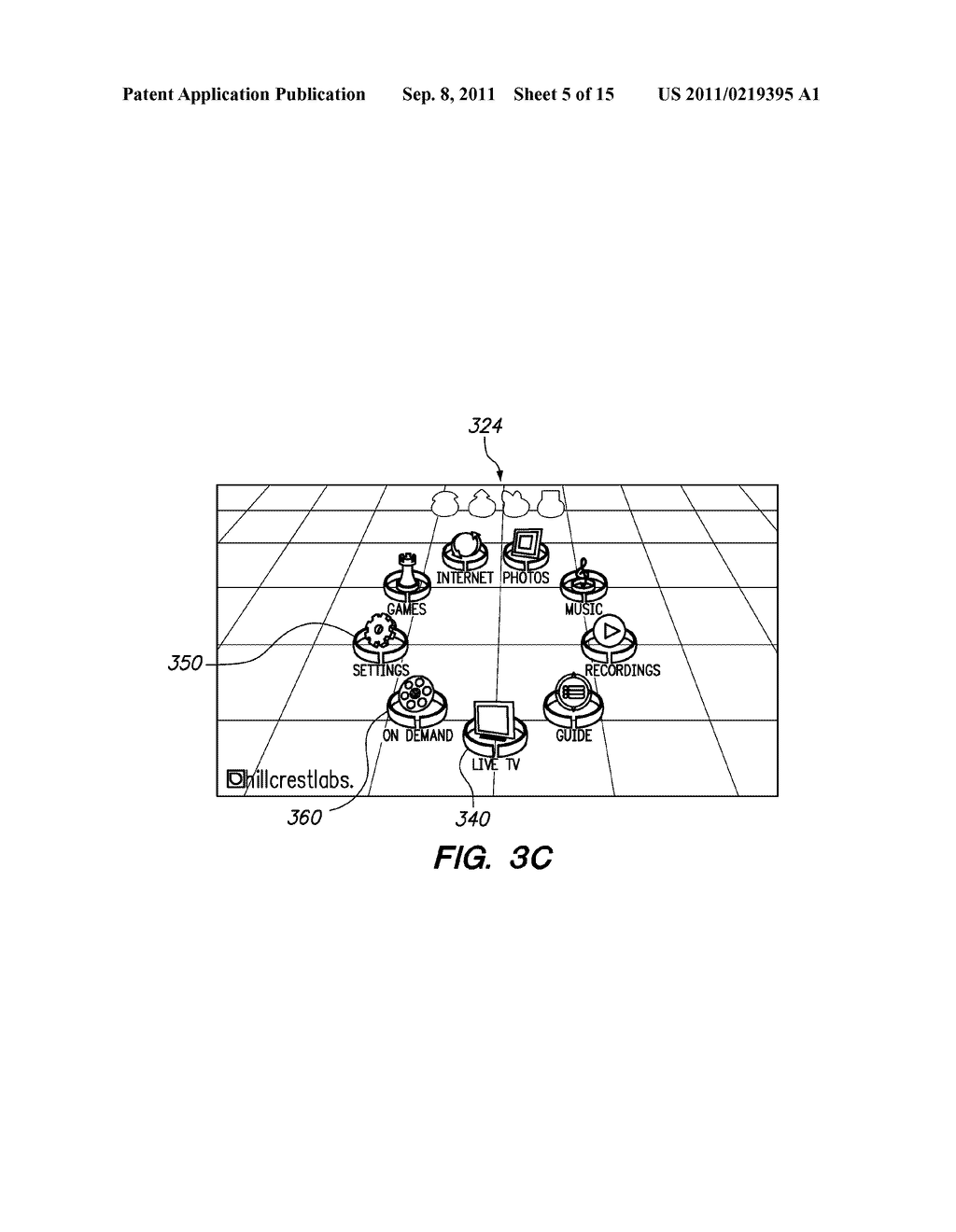 Pointing Capability and Associated User Interface Elements for Television     User Interfaces - diagram, schematic, and image 06