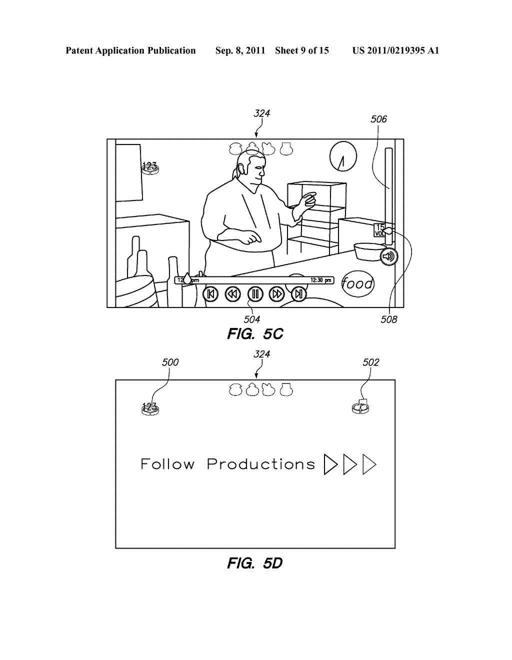 Pointing Capability and Associated User Interface Elements for Television     User Interfaces - diagram, schematic, and image 10