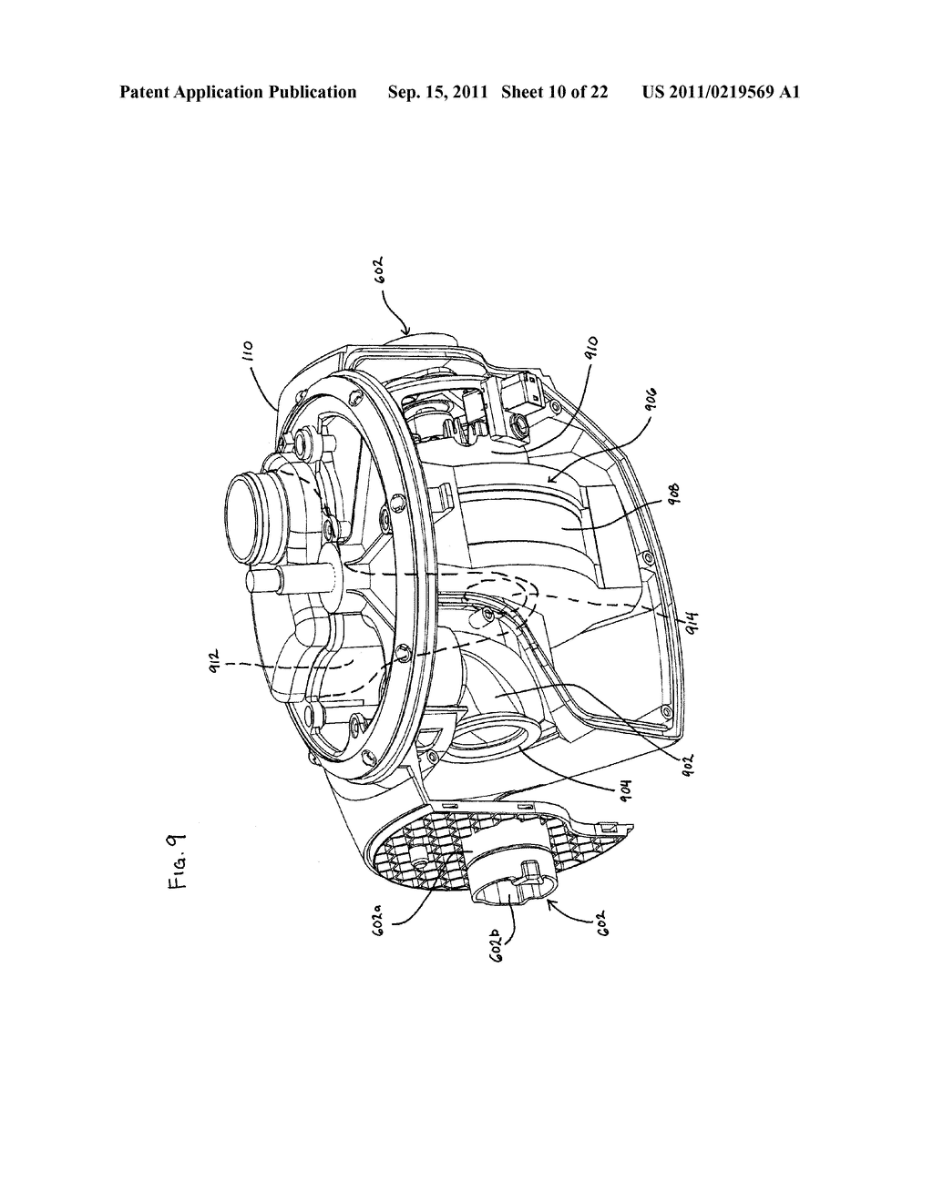 Vacuum Cleaner with Movable Wheel - diagram, schematic, and image 11