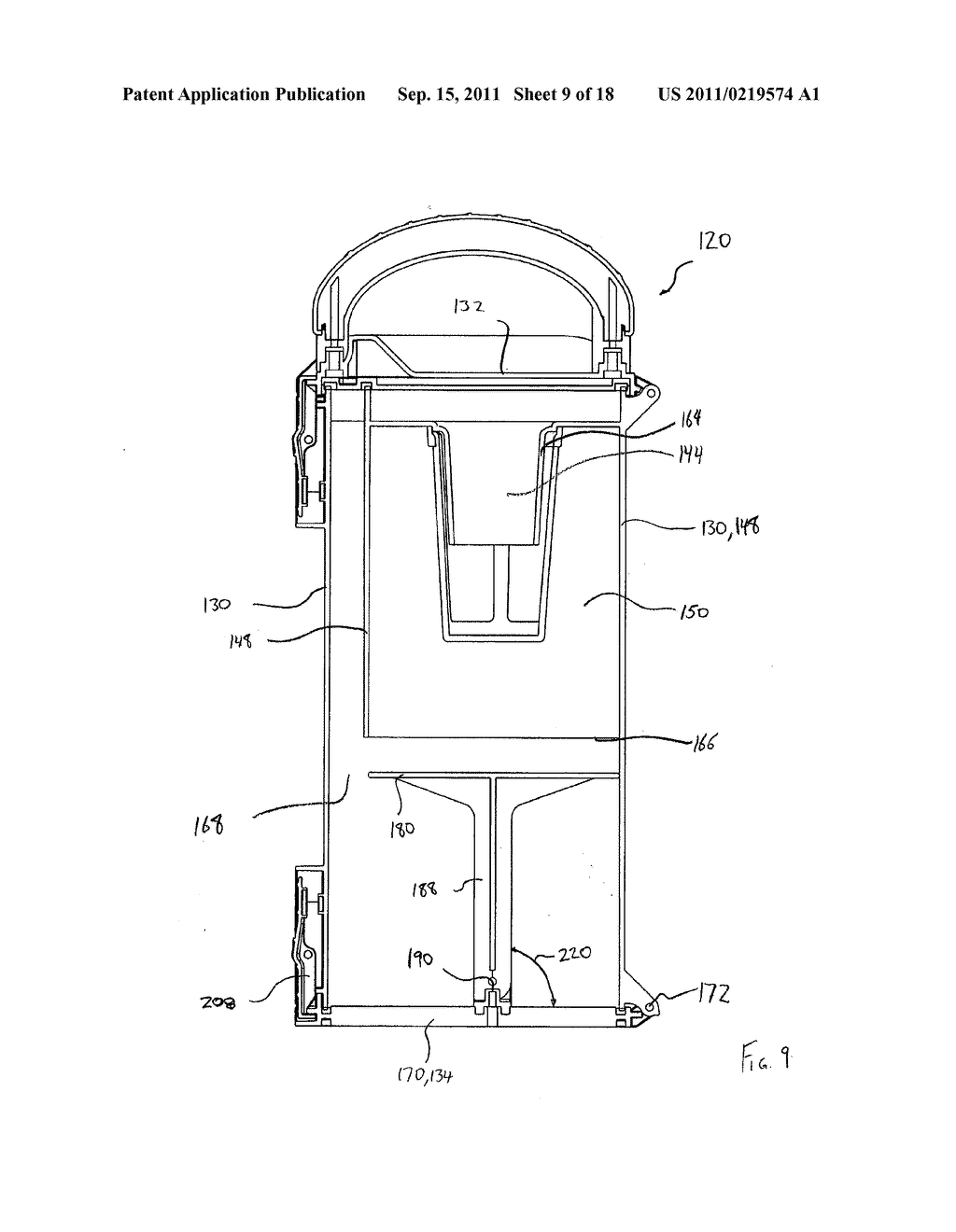 Cyclone Construction for a Surface Cleaning Apparatus - diagram, schematic, and image 10