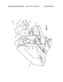 INTEGRATED BAG DOOR AND CARRY HANDLE FOR A FLOOR CLEANER diagram and image