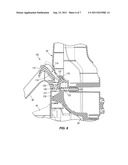 INTEGRATED BAG DOOR AND CARRY HANDLE FOR A FLOOR CLEANER diagram and image