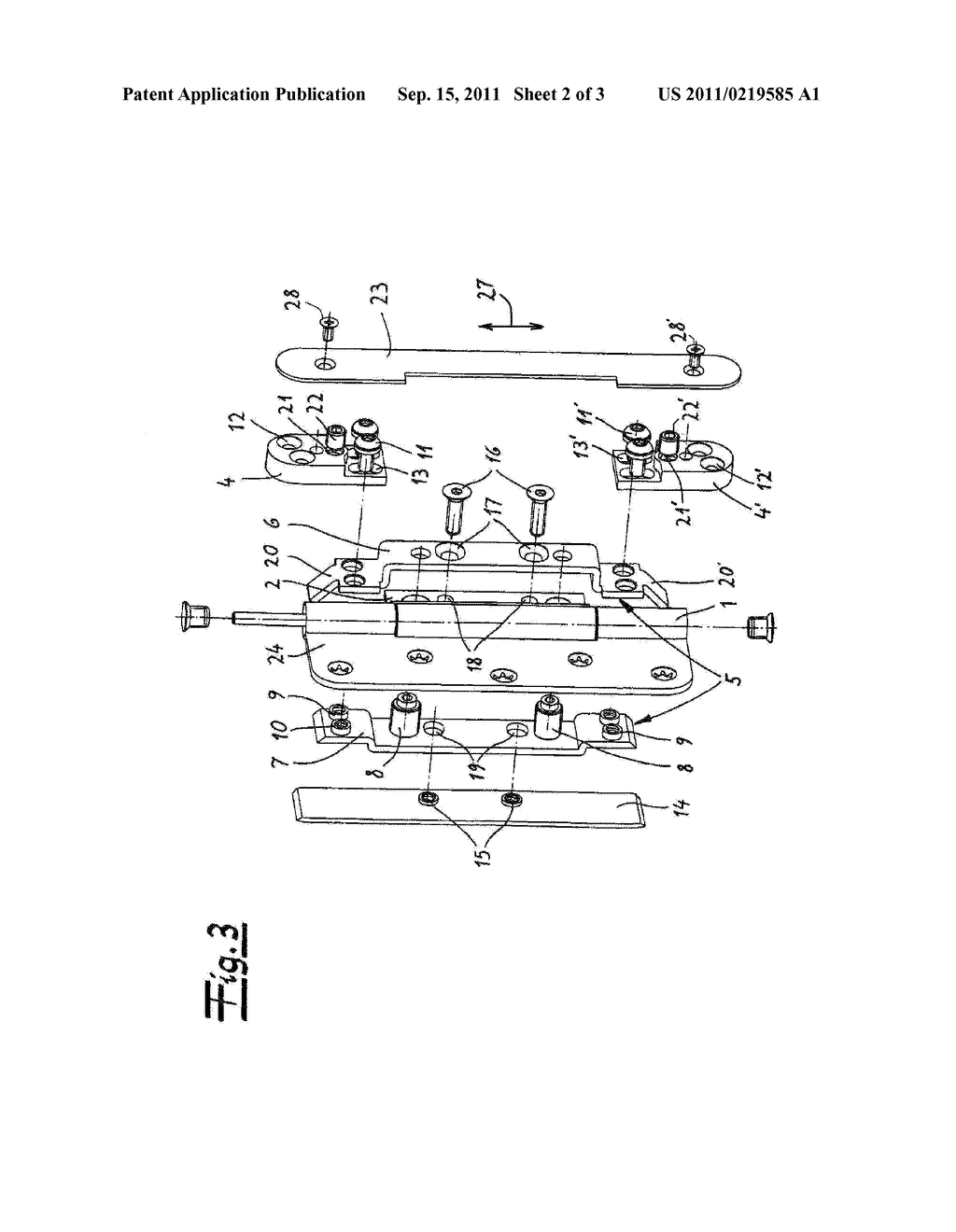 DOOR HINGE, IN PARTICULAR FOR A BUILDING DOOR - diagram, schematic, and image 03