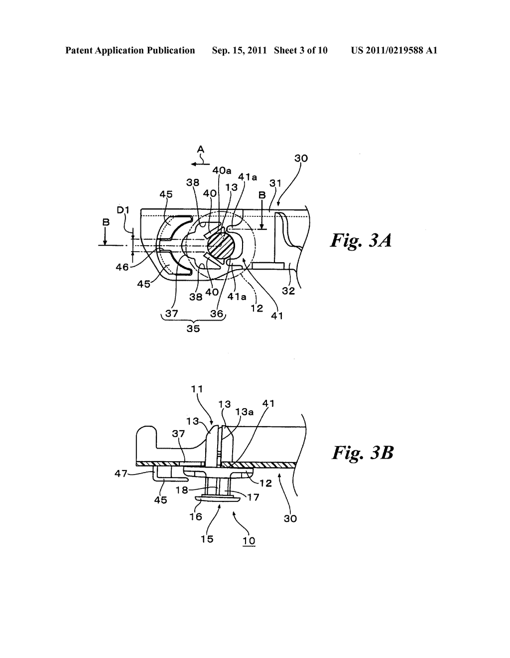 ATTACHMENT STRUCTURE OF CLIP AND MOUNTING-SUBJECT MEMBER - diagram, schematic, and image 04