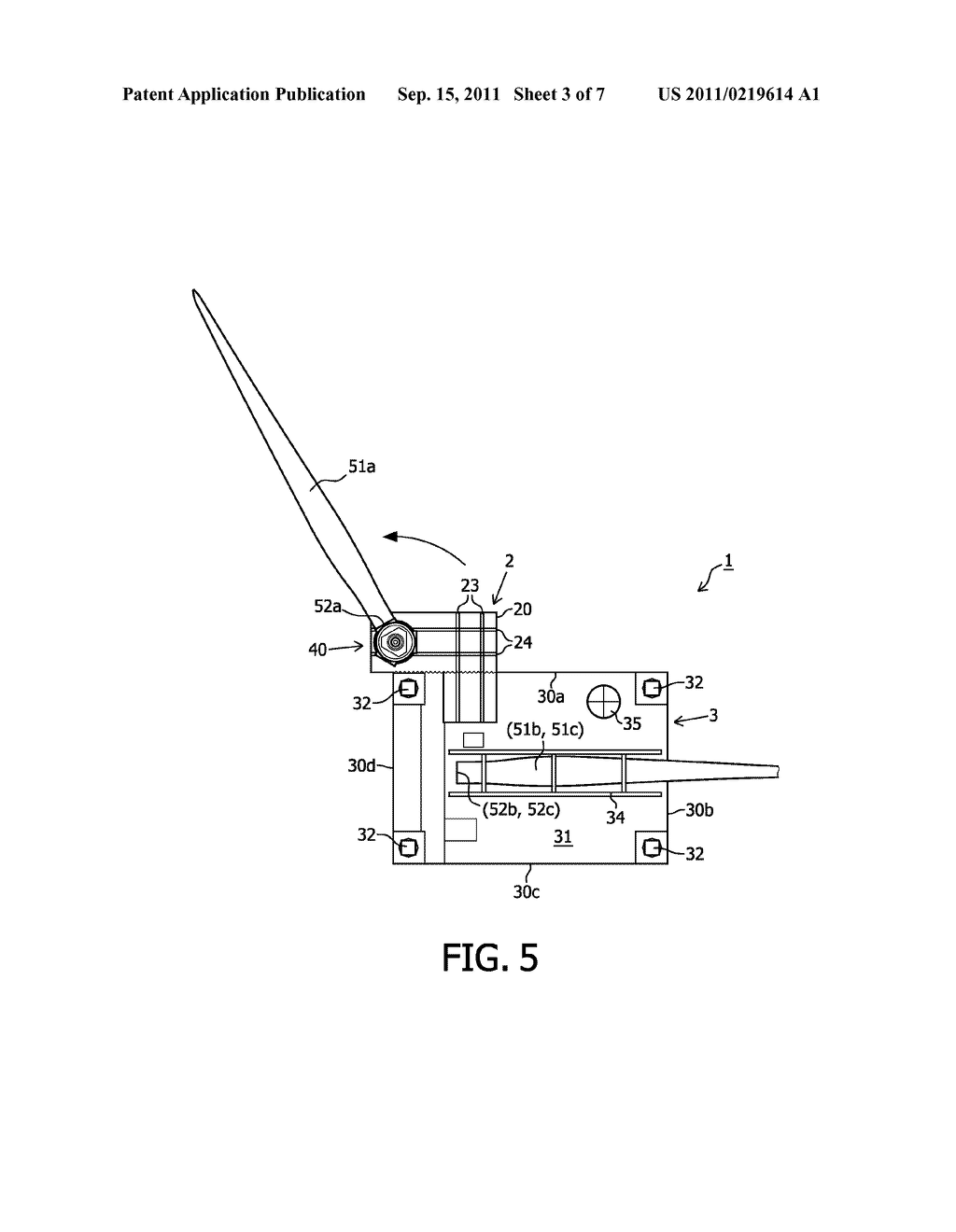 METHOD AND DEVICE FOR ASSEMBLING A WIND TURBINE AT SEA - diagram, schematic, and image 04