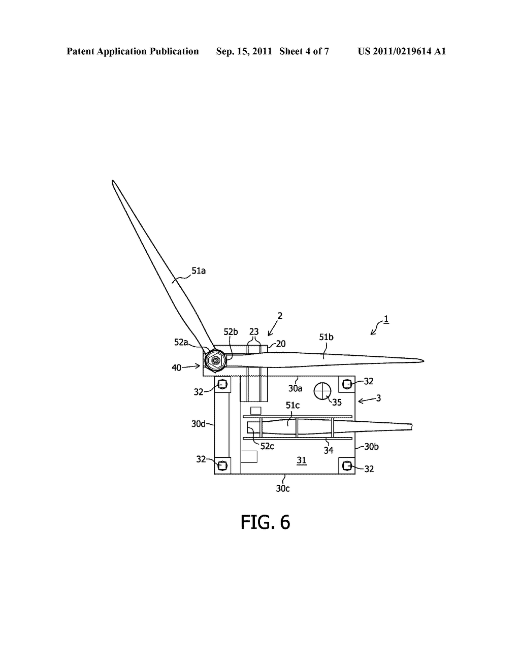 METHOD AND DEVICE FOR ASSEMBLING A WIND TURBINE AT SEA - diagram, schematic, and image 05