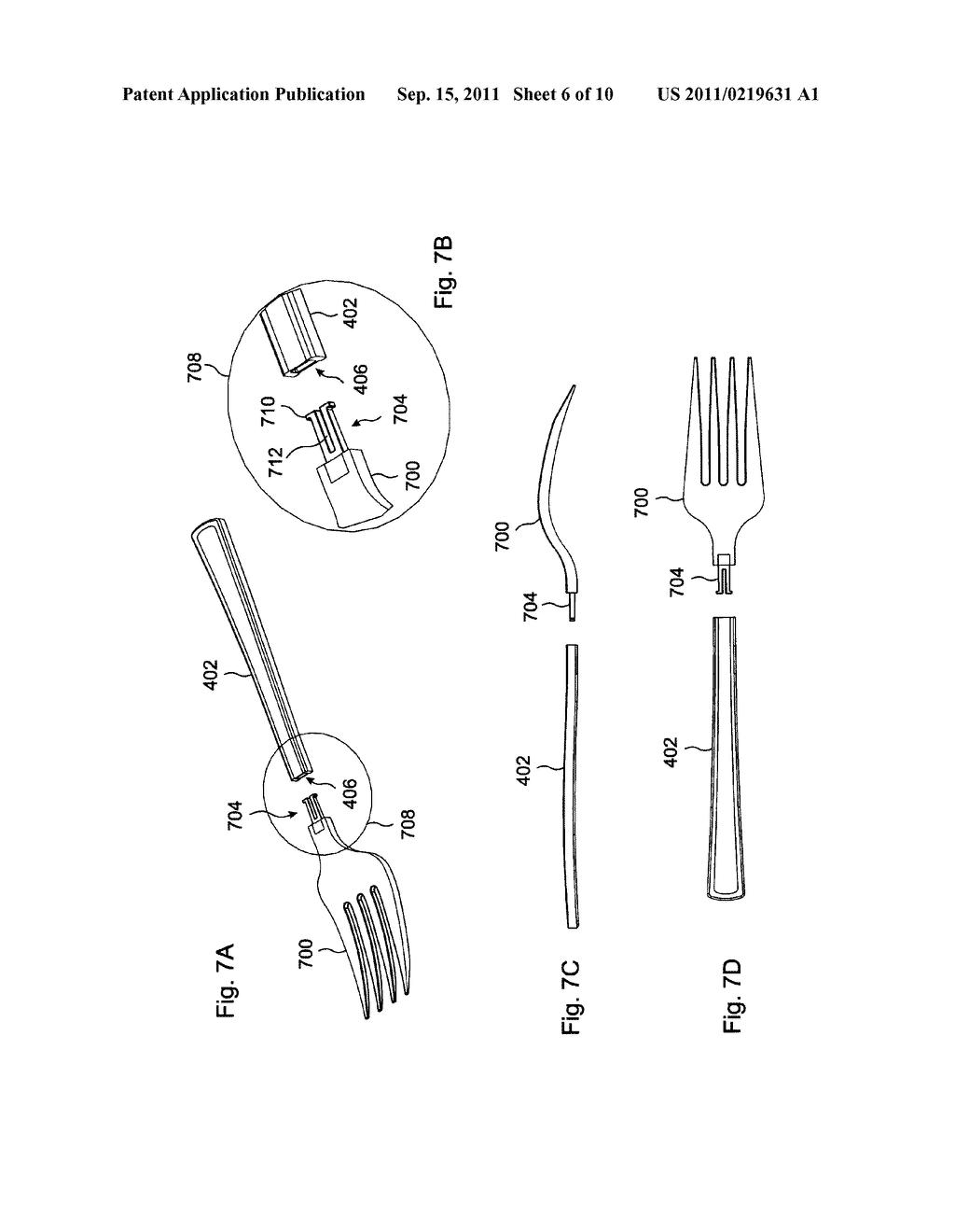 Plastic Cutlery and Tableware with Interchangeable Elements - diagram, schematic, and image 07