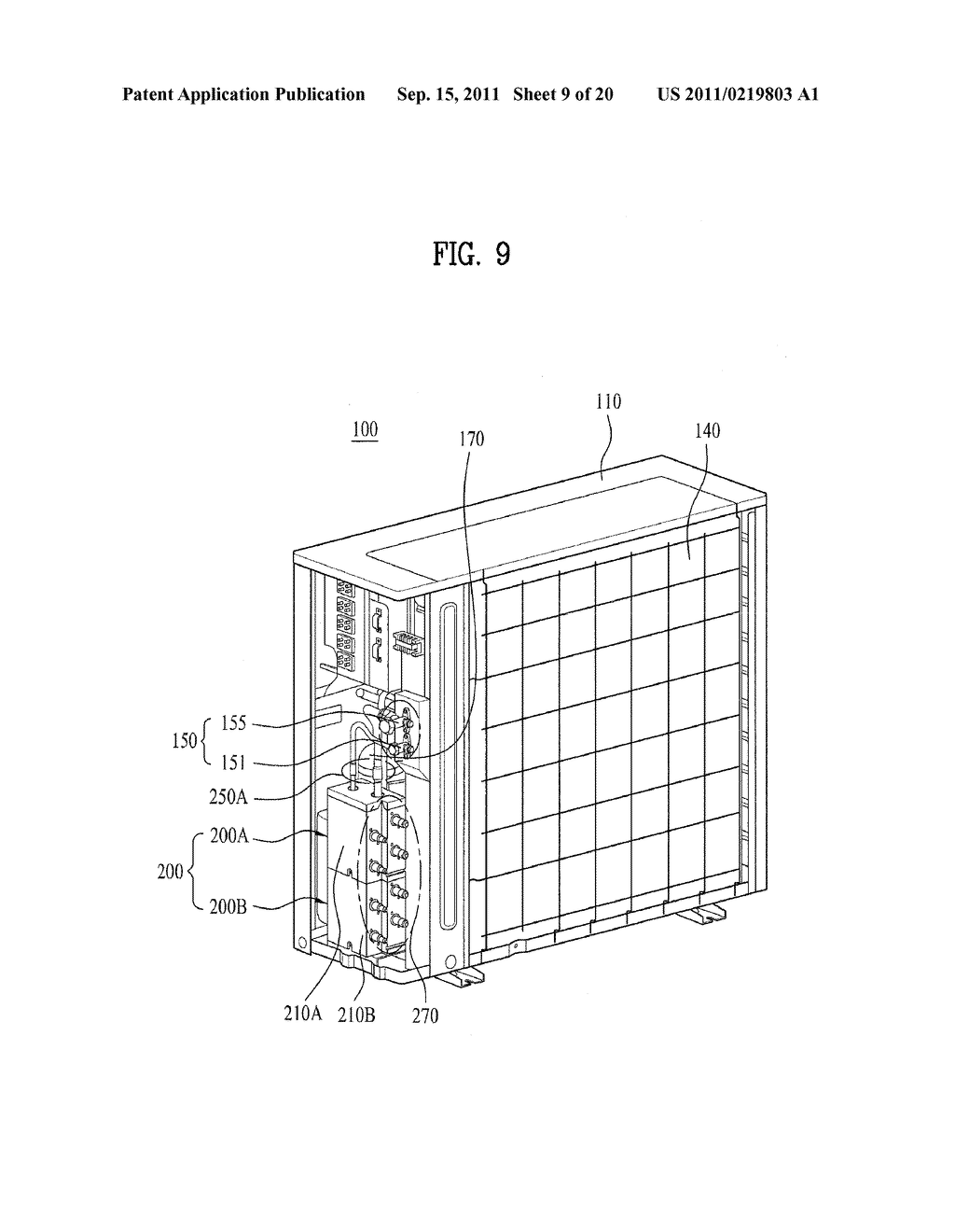 AIR CONDITIONING DEVICE INCLUDING OUTDOOR UNIT AND DISTRIBUTION UNIT - diagram, schematic, and image 10