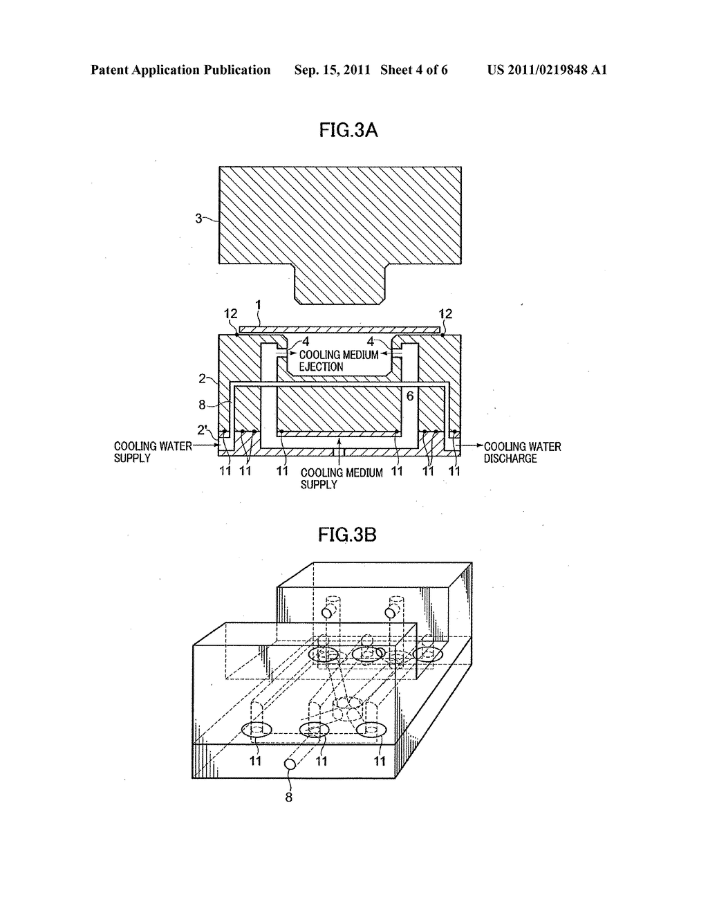 METAL PLATE MATERIAL HOT PRESS MOLDING APPARATUS AND HOT PRESS MOLDING     METHOD - diagram, schematic, and image 05