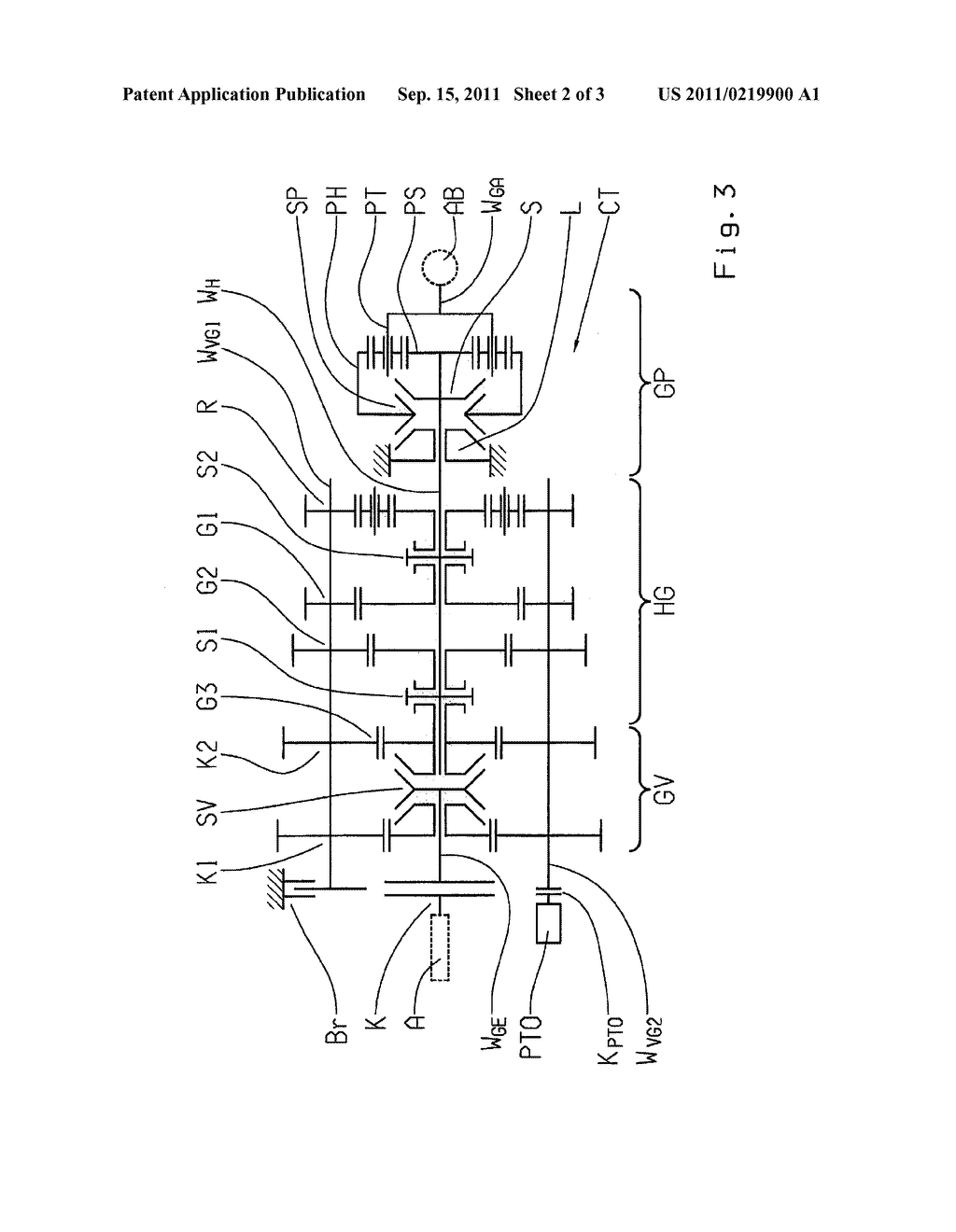 METHOD FOR RUNNING A DRIVE LINE - diagram, schematic, and image 03