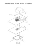 Gathering method and apparatus for a keypad fabrication process diagram and image