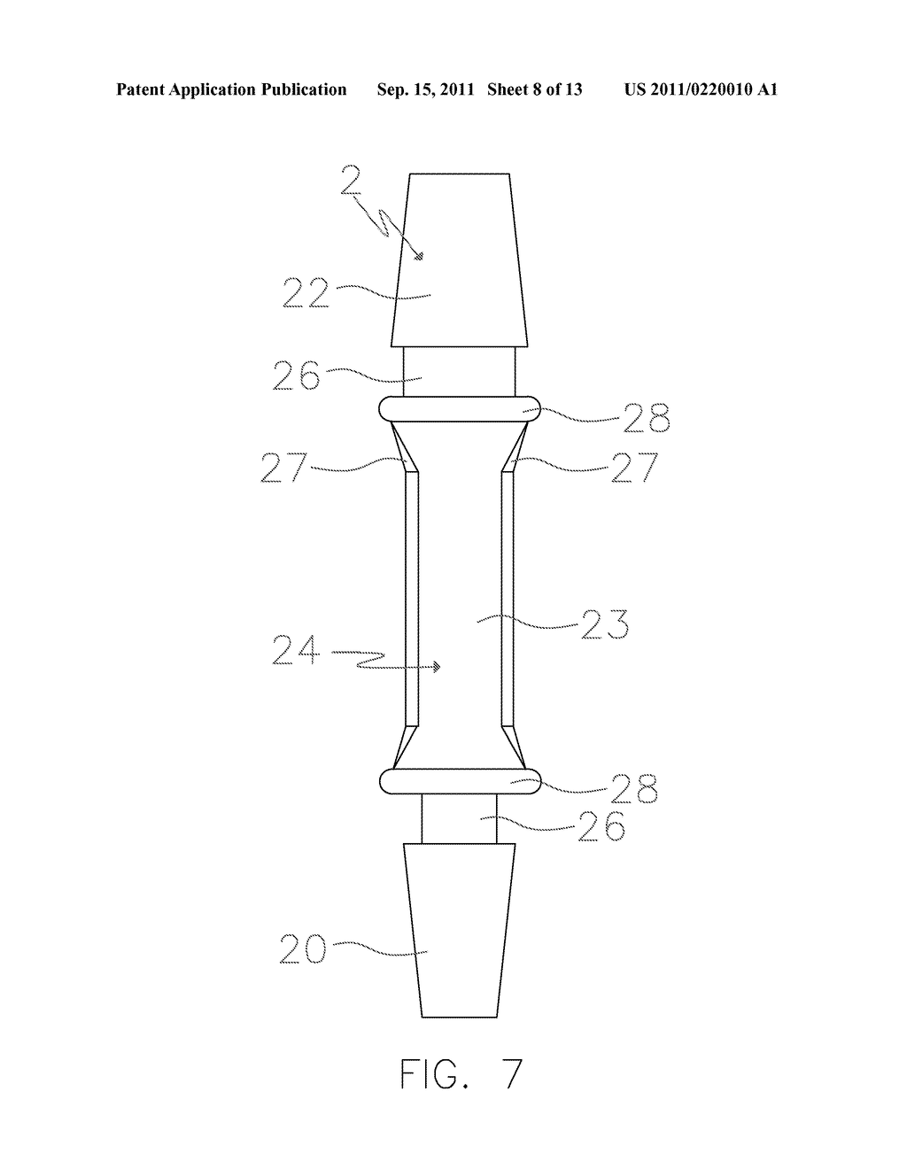 TRAFFIC CONE INSERT THAT SUPPORTS CAUTION TAPE - diagram, schematic, and image 09