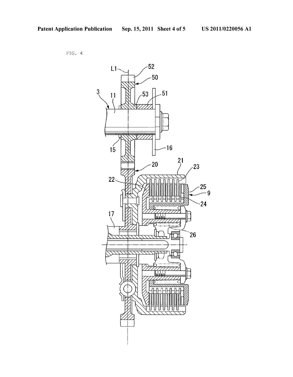 ATTACHMENT STRUCTURE FOR PRIMARY GEAR OF ENGINE - diagram, schematic, and image 05