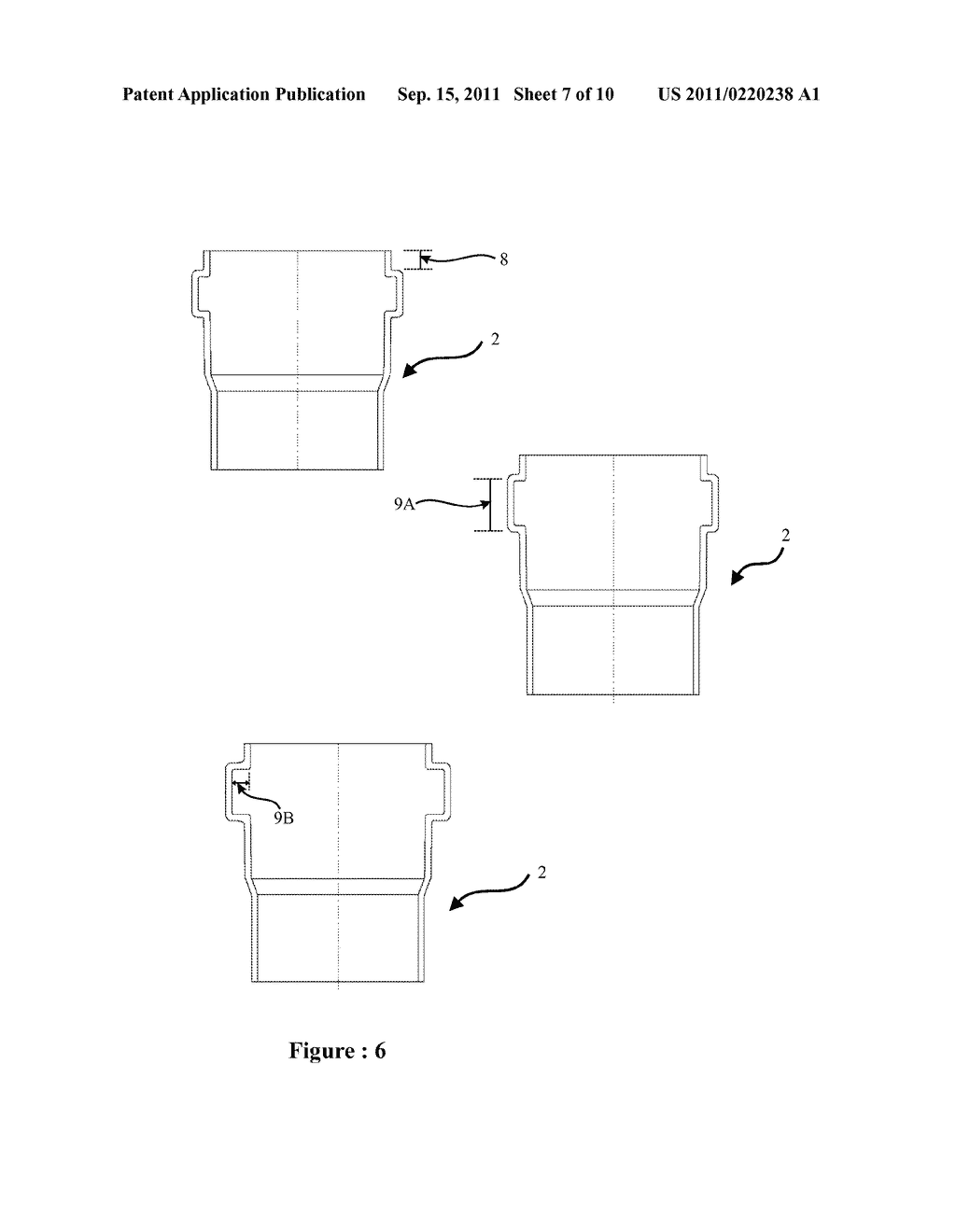 PIPE WITH INTEGRAL MALE AND FEMALE ENDS, A JOINT MADE USING THE SAME PIPE,     AND PROCESSES OF MAKING THE PIPE AND THE JOINT - diagram, schematic, and image 08